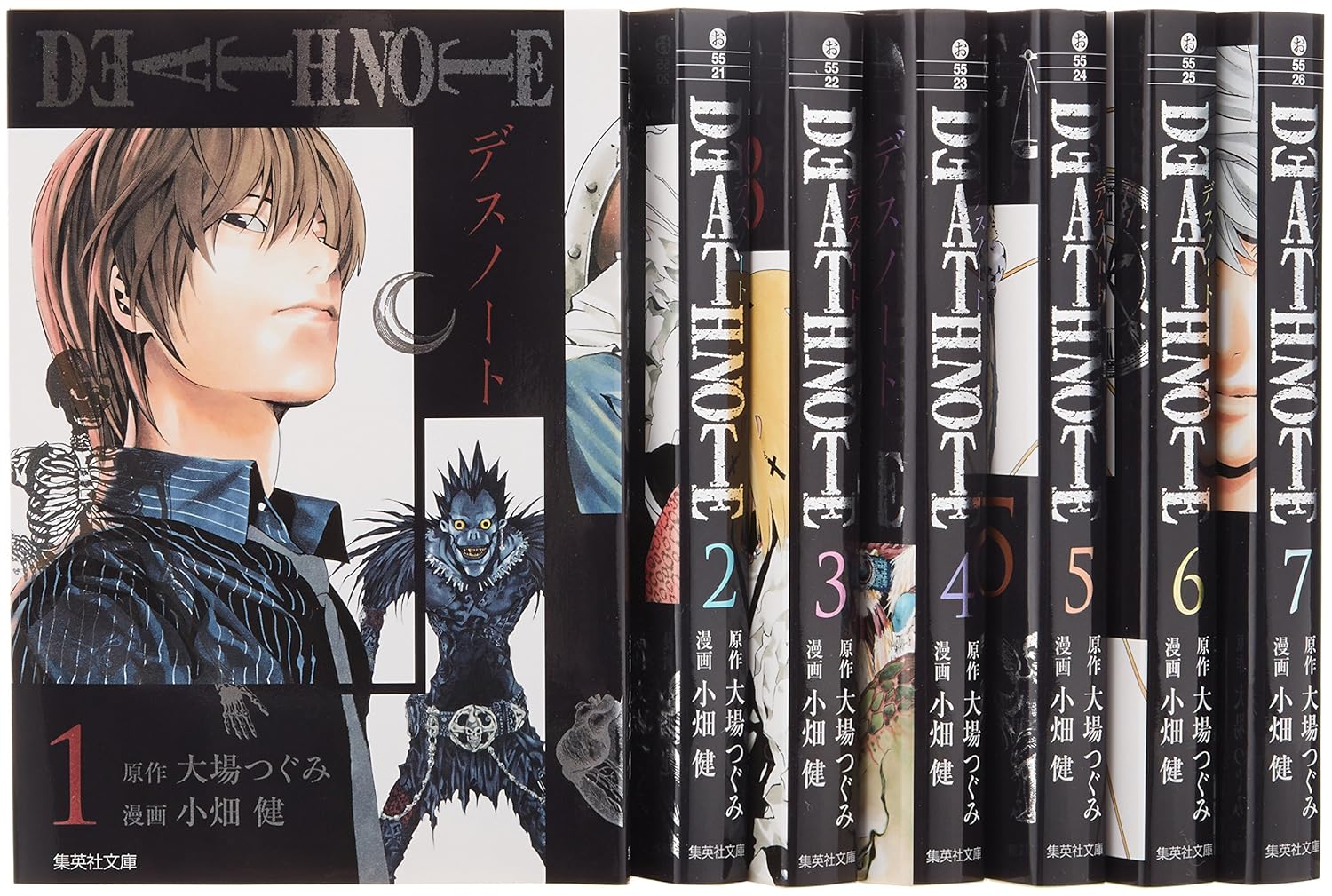 Authentic Japanese DEATH NOTE Complete 7-Volume Manga Set - Bunko Edition - authentic Japanese product from J-Fair