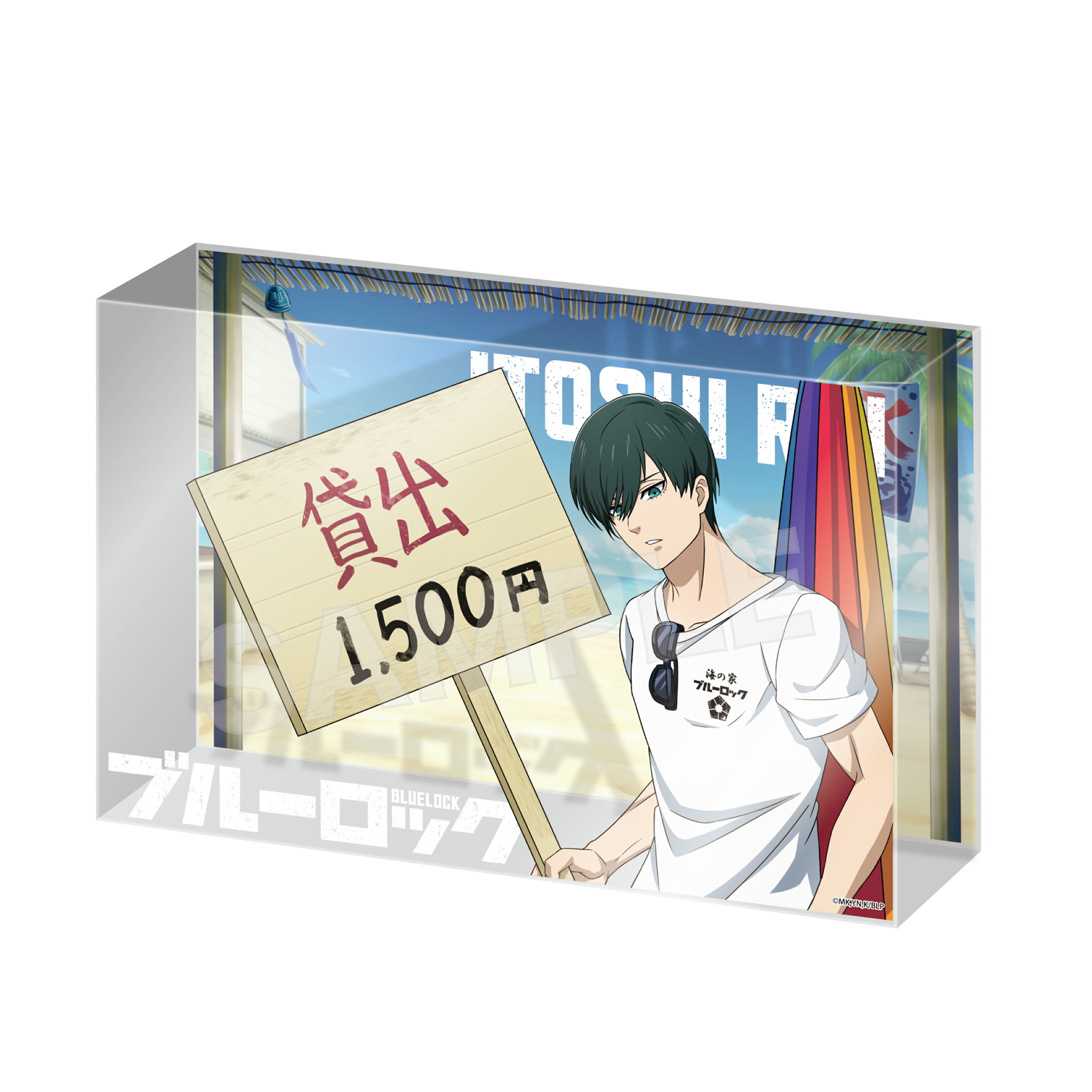 Authentic Japanese Blue Lock Rin Itoshi Crystal Art Board - Official Licensed Collectible - authentic Japanese product from J-Fair
